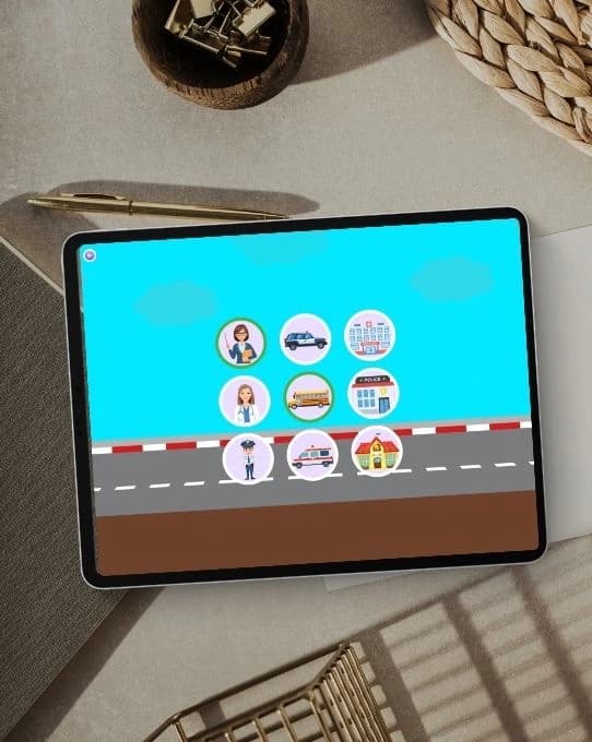 Social scenarios game in SpeechSync
